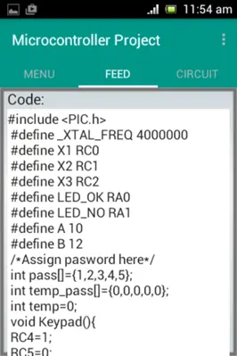 Microcontroller Project android App screenshot 4